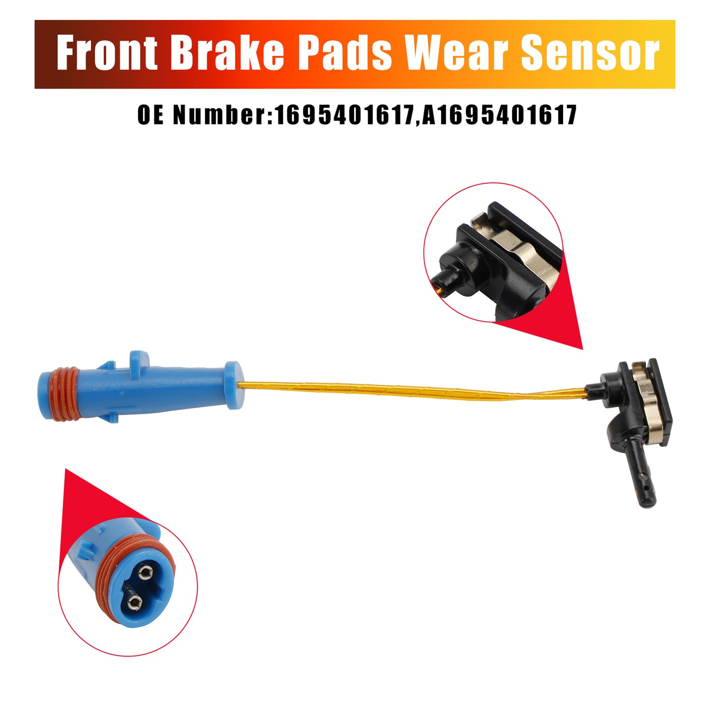 W205 S205 A205 C205 C-Class 1695401617 Front Brake Pads Wear Sensor