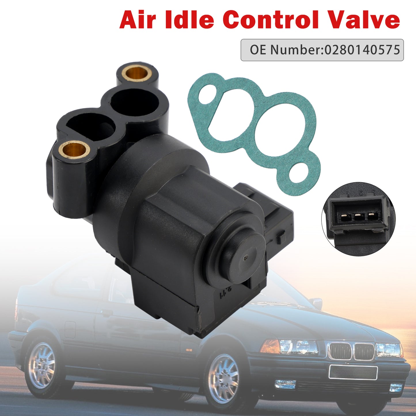 1993/09-1998/05 BMW 3 Series E36 316i 1596 ccm 75 KW 102 PS 0280140575 Idle Regulator Idle Actuator