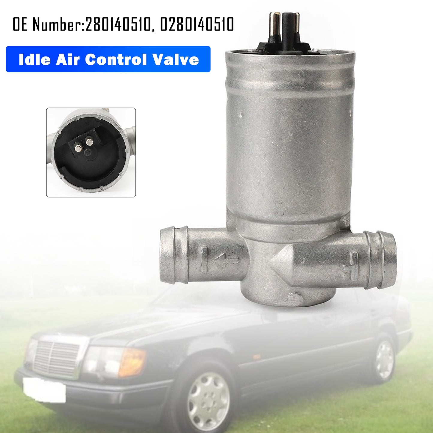 1988-1990 Mercedes-Benz 300Sel 280140510 Idle Air Control Valve