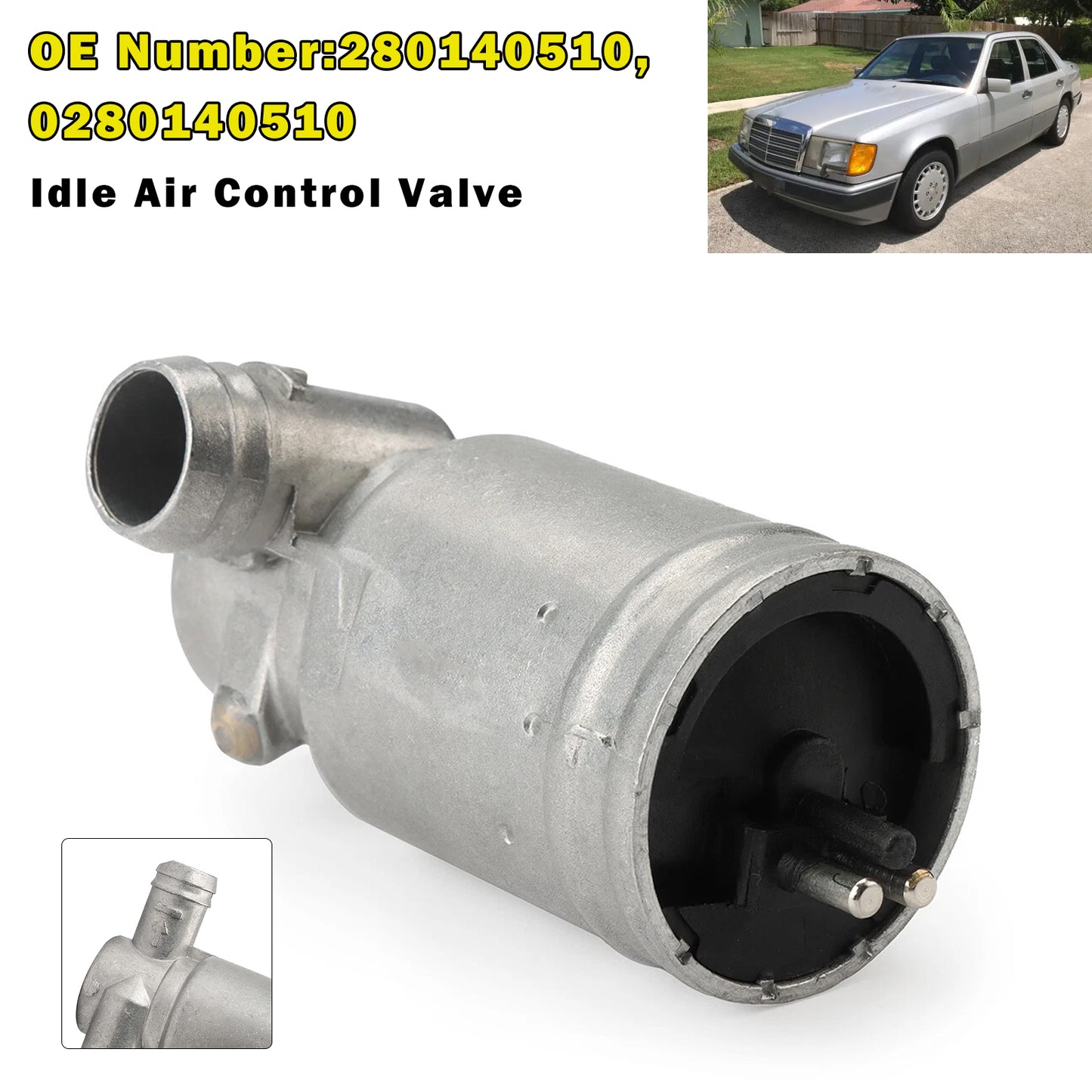 1988-1990 Mercedes-Benz 300Sel 280140510 Idle Air Control Valve