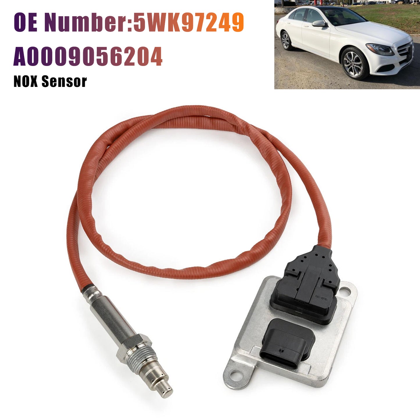 2015-2018 Mercedes-Benz C-Class (W205) 5WK97249 A0009056204 NOX Sensor