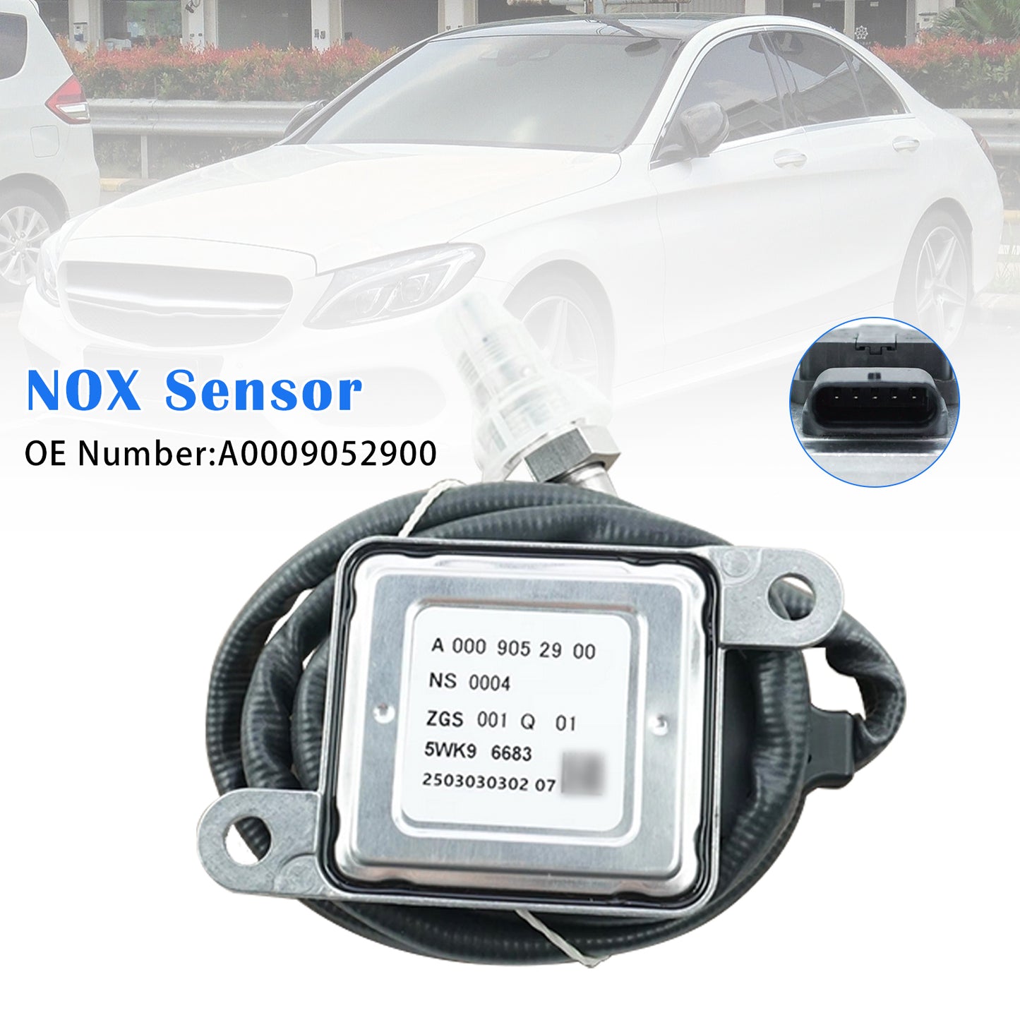 Mercedes-Benz C-Class W205 S205 C218 X218 W212 X164 A0009052900 NOX Sensor