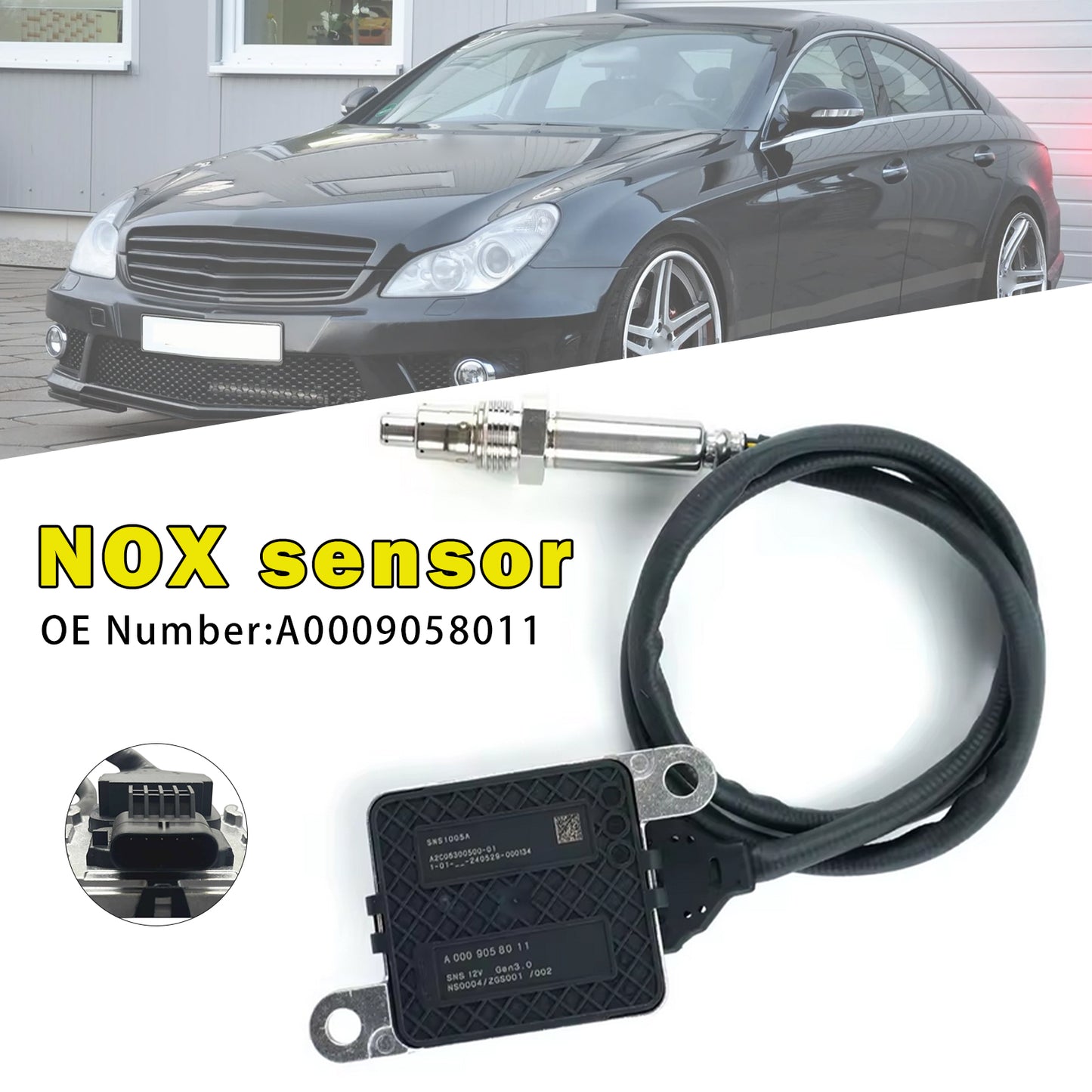 NOX Sensor Mercedes-Benz GLE 350 D E 4MATIC A200 D C 180 D A0009058011