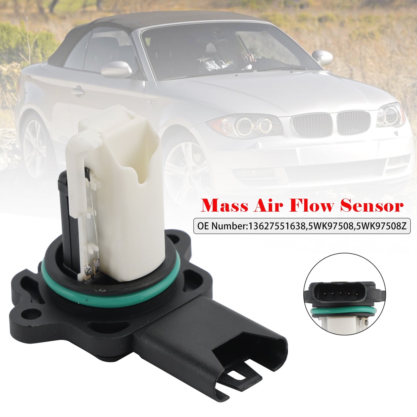 2007-2008 BMW 328XI 13627551638 Mass Air Flow Sensor