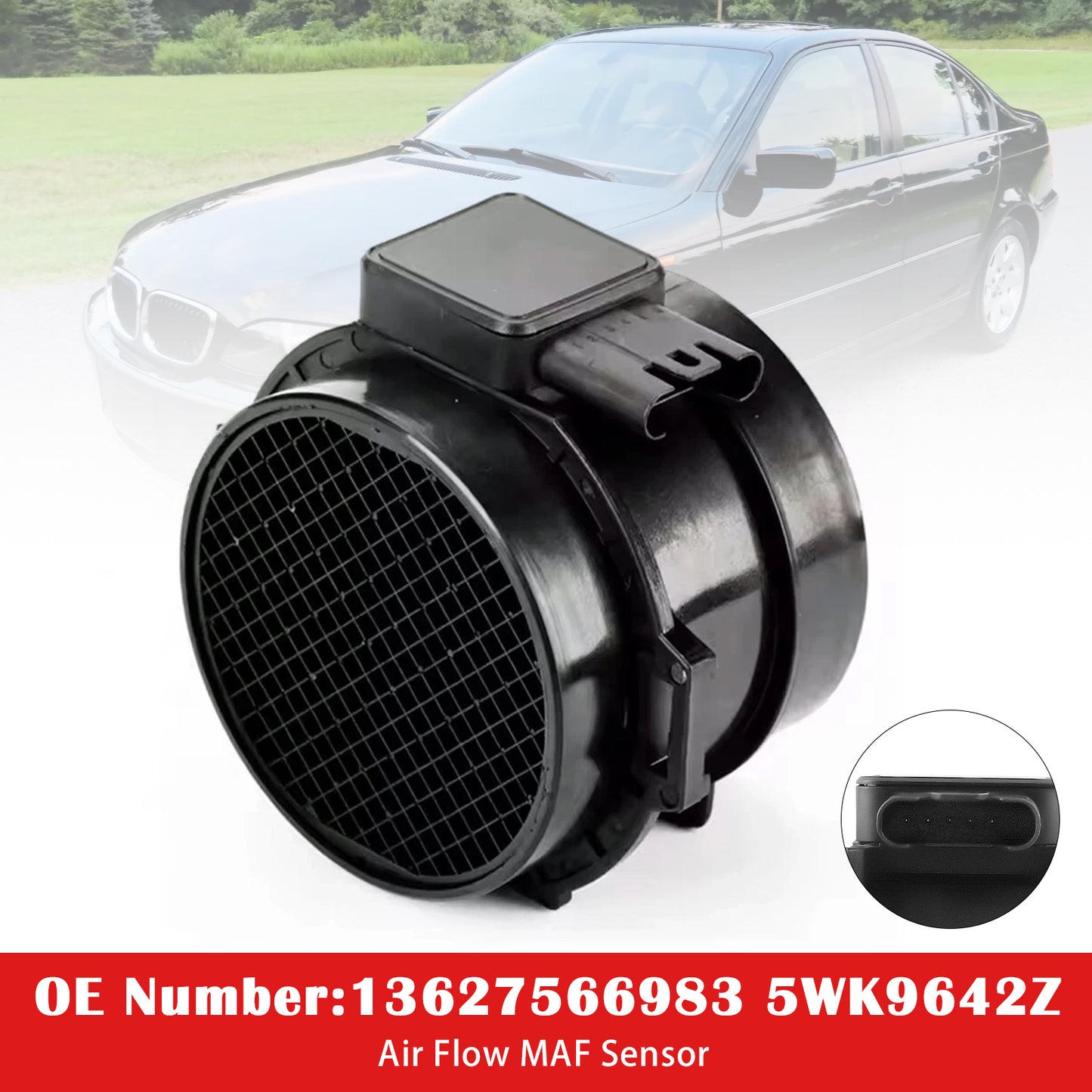 2003-2005 BMW Z4 3.0i 3.0 13627566983 5WK9642Z Mass Air Flow Sensor MAF