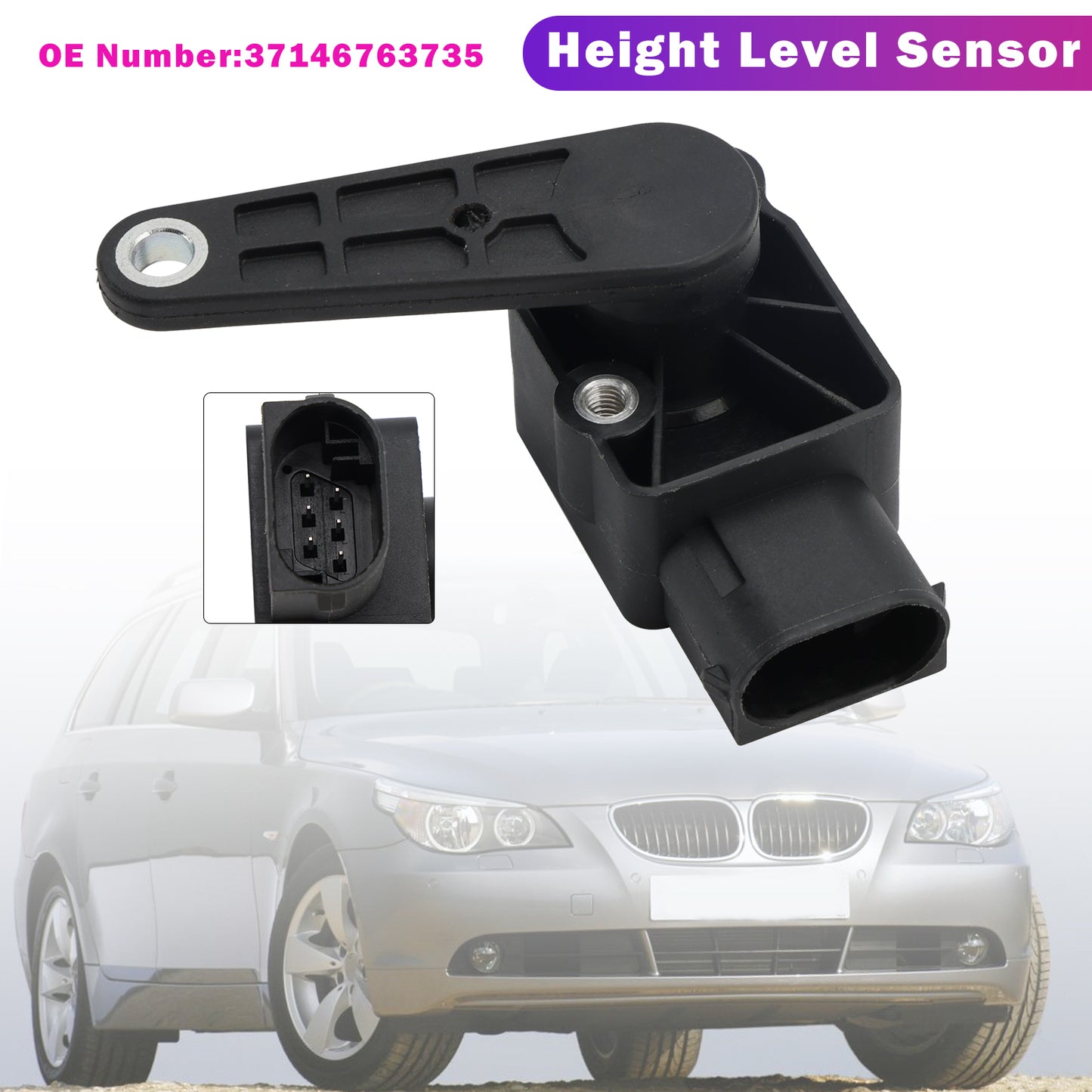 BMW 5 Series E60 E61 X1 X5 X6 E84 E70 37146763735 Height Level Sensor