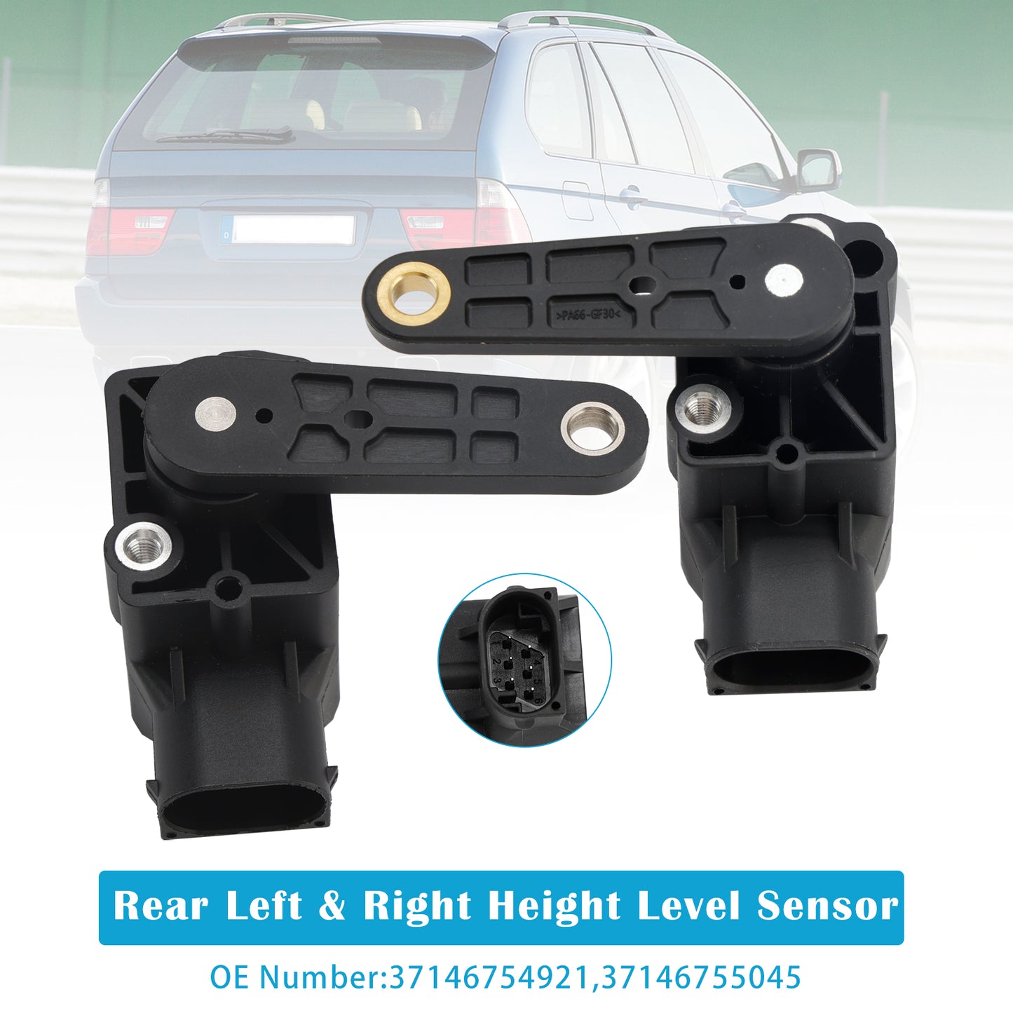 2003.10-2006.10 BMW X5 (E53) 4.4 i 4398ccm 37146755045 Rear Left & Right Air Ride Height Level Sensor