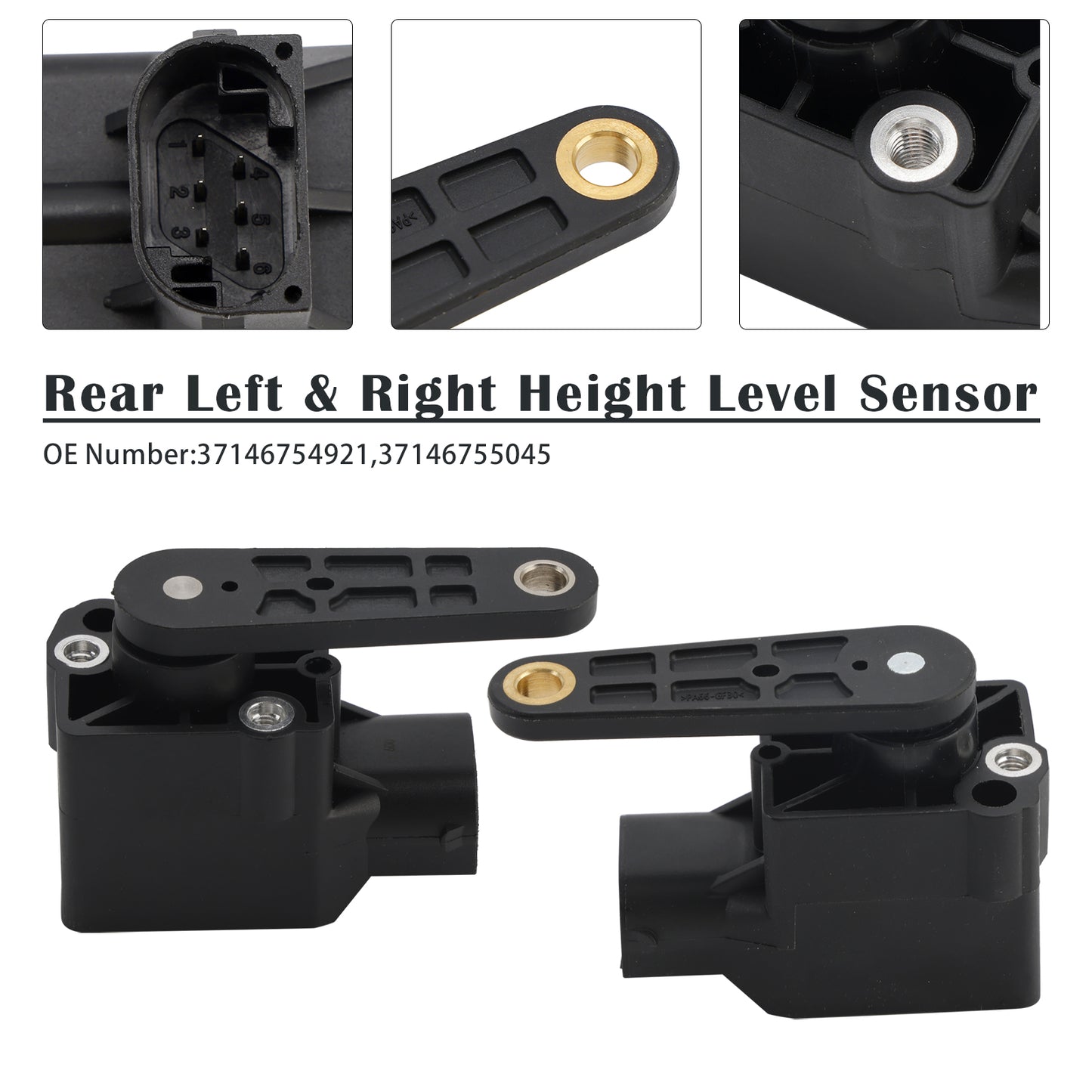 2003.10-2006.10 BMW X5 (E53) 4.4 i 4398ccm 37146755045 Rear Left & Right Air Ride Height Level Sensor