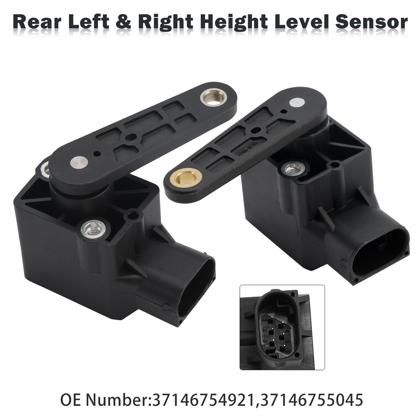 2003.10-2006.10 BMW X5 (E53) 4.4 i 4398ccm 37146755045 Rear Left & Right Air Ride Height Level Sensor
