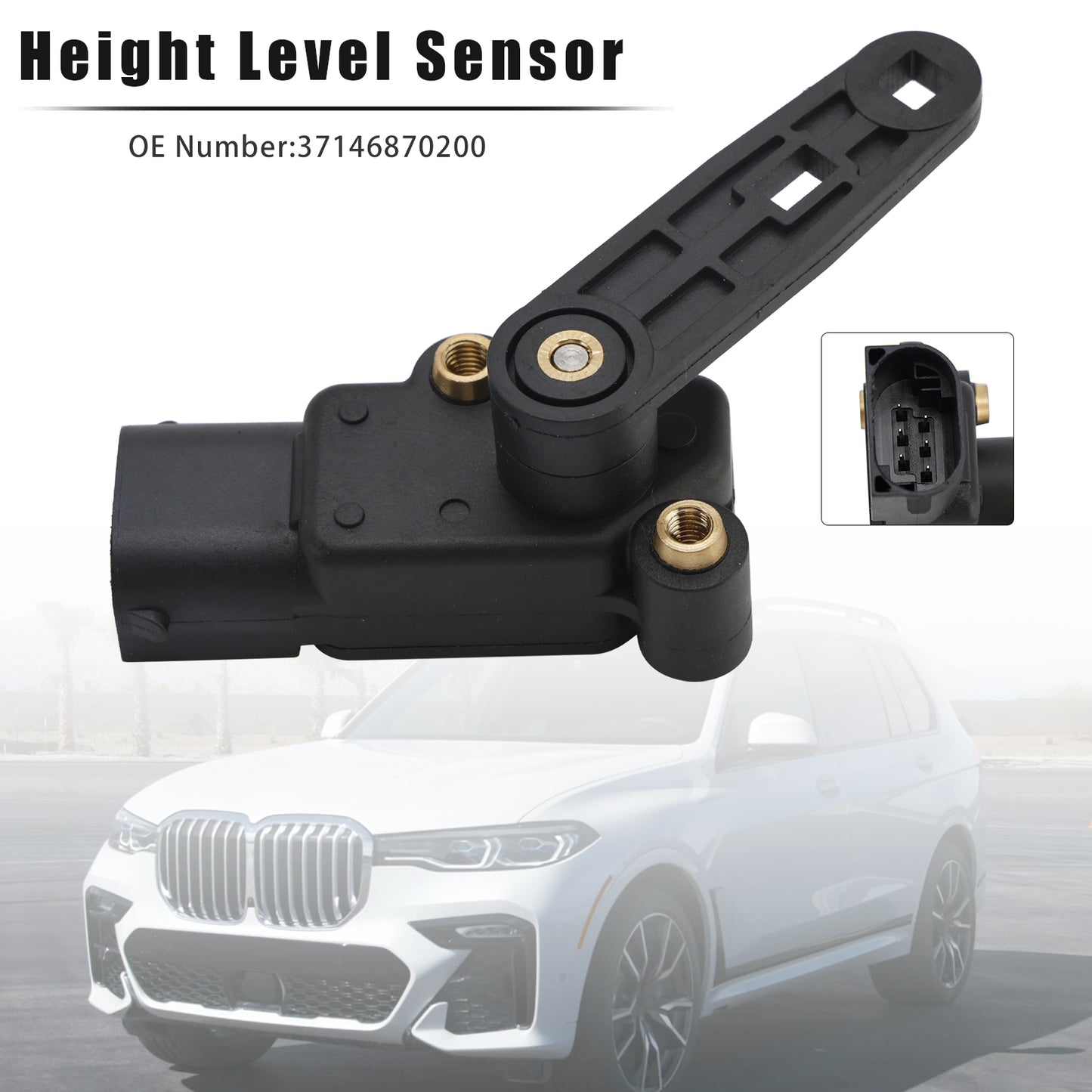 2017-2021 BMW X3 F97 G01 1.6L SUV 37146870200 Height Level Sensor