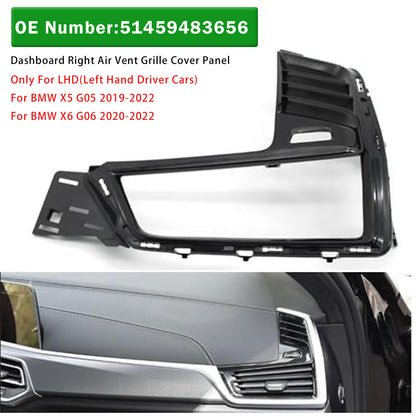 2020-2022 BMW X6 G06 51459483656 Dashboard Right Air Vent Grille Cover Panel