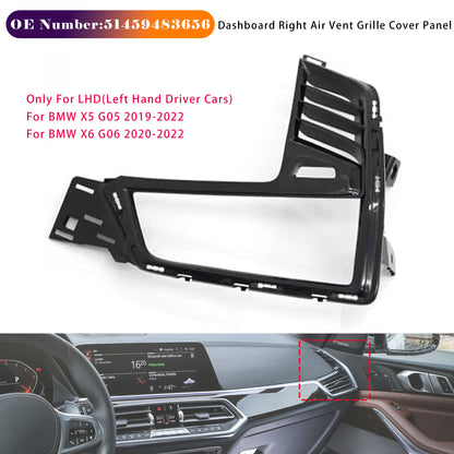 2020-2022 BMW X6 G06 51459483656 Dashboard Right Air Vent Grille Cover Panel