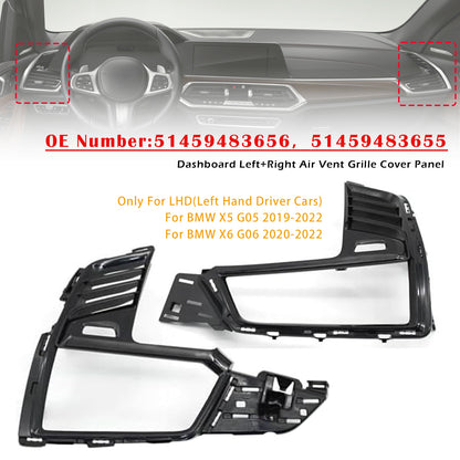 2019-2022 BMW X5 G05 51458745267 Dashboard Left+Right Air Vent