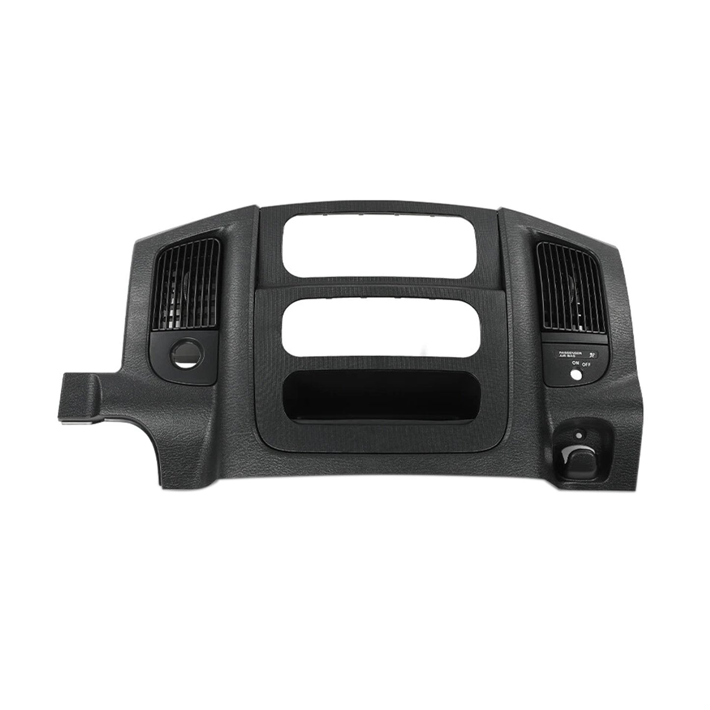 2003-2005 Dodge Ram 2500 3500 02ITM3705CBK Center Dash Radio Trim Air Vent Bezel Panel Black Fit