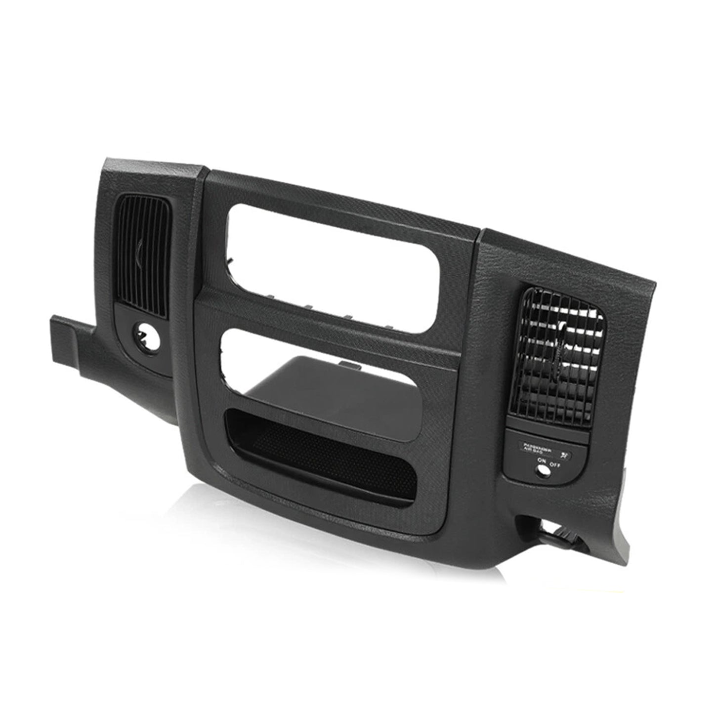 2003-2005 Dodge Ram 2500 3500 02ITM3705CBK Center Dash Radio Trim Air Vent Bezel Panel Black Fit