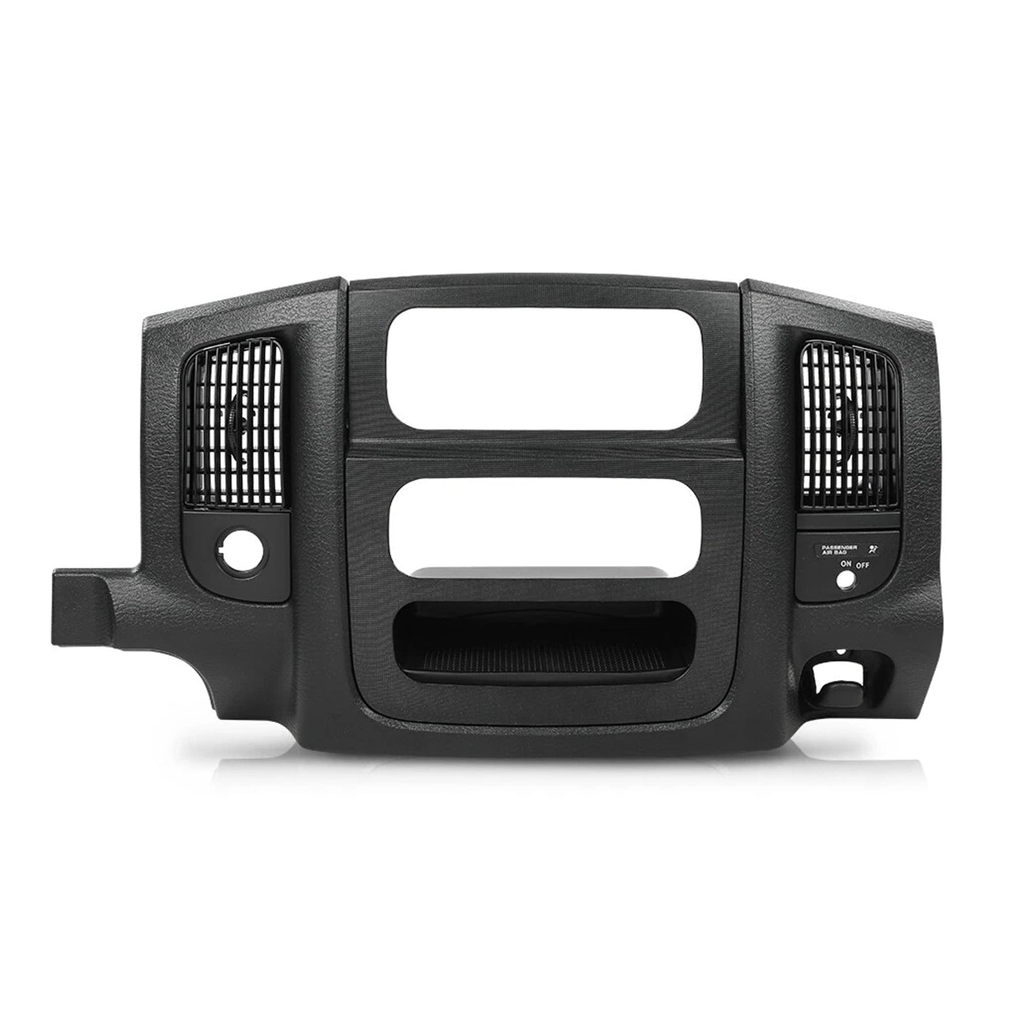 2003-2005 Dodge Ram 2500 3500 02ITM3705CBK Center Dash Radio Trim Air Vent Bezel Panel Black Fit