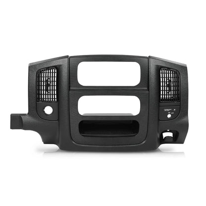 2003-2005 Dodge Ram 2500 3500 02ITM3705CBK Center Dash Radio Trim Air Vent Bezel Panel Black Fit