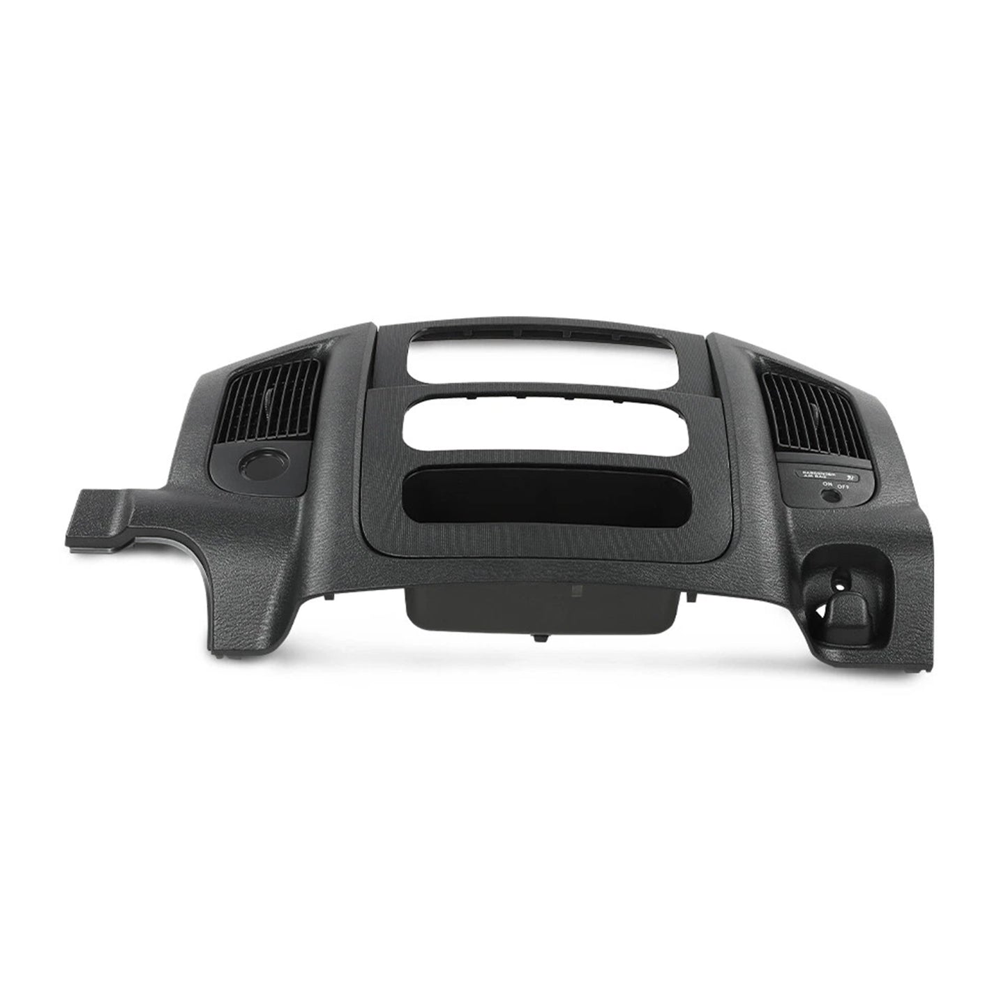 2003-2005 Dodge Ram 2500 3500 02ITM3705CBK Center Dash Radio Trim Air Vent Bezel Panel Black Fit