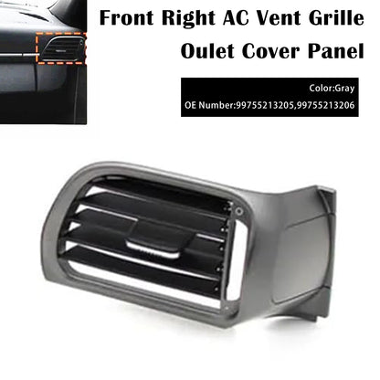 2004-2011 Porsche Targa 997 99755213205 Front Right AC Vent Cover Gray