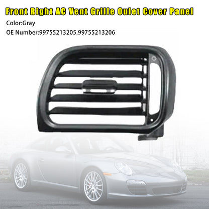 2004-2011 Porsche Targa 997 99755213205 Front Right AC Vent Cover Gray
