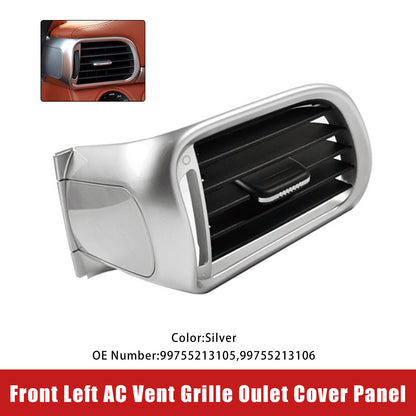 2004-2011 Porsche Targa 997 99755213105 Front Left AC Vent Cover Silver