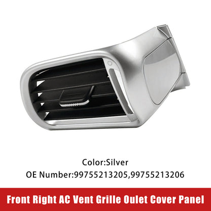 2004-2011 Porsche Targa 997 99755213205 Front Right AC Vent Cover Silver