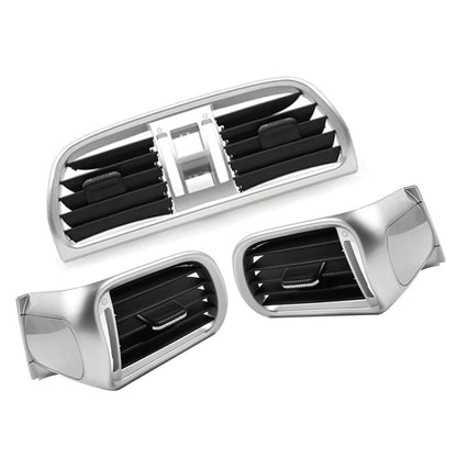 2004-2012 Porsche 911 Carrera Targa Left Right Central AC Vent Cover Silver