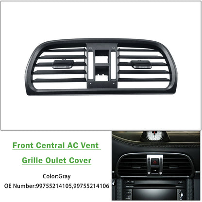 2004-2011 Porsche Targa 997 99755214105 Central AC Vent Cover Gray
