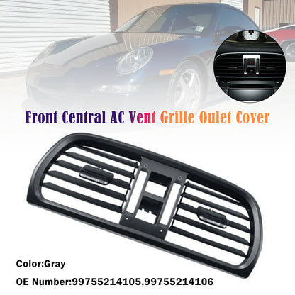 2004-2011 Porsche Targa 997 99755214105 Central AC Vent Cover Gray