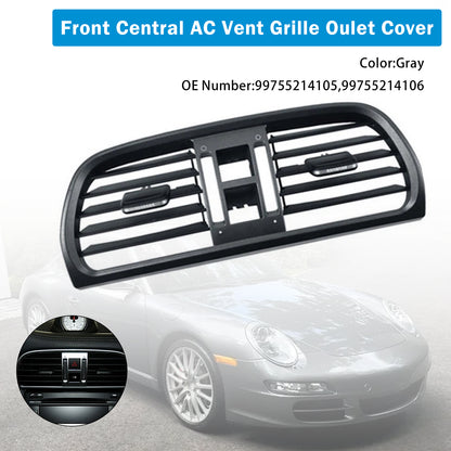 2004-2011 Porsche Targa 997 99755214105 Central AC Vent Cover Gray