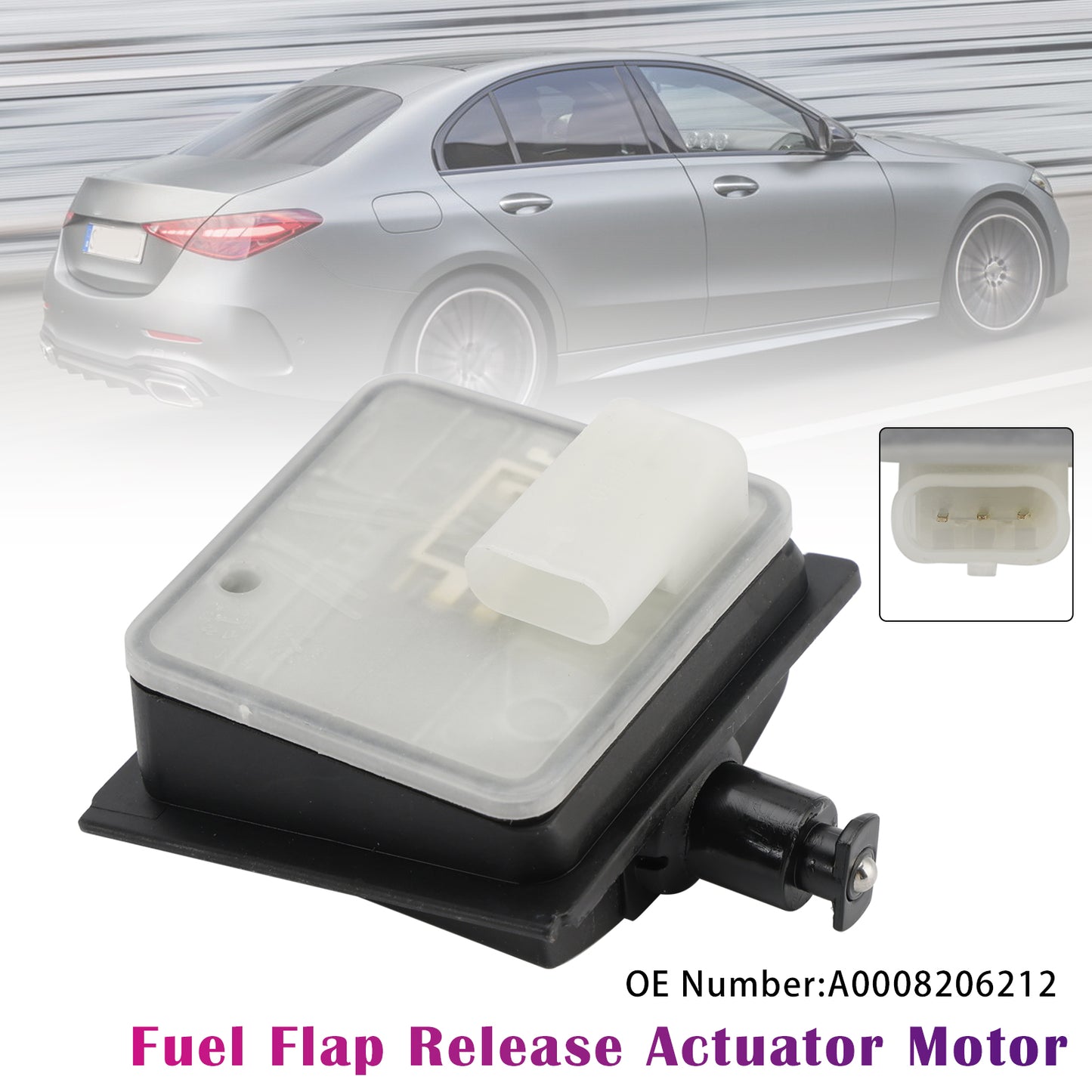 Mercedes-Benz W177 A-Class, C118 CLA, W206 C-Class, W223 S-Class, C293 EQC, C214 E-Class models A0008206212 Fuel Flap Release Actuator Motor