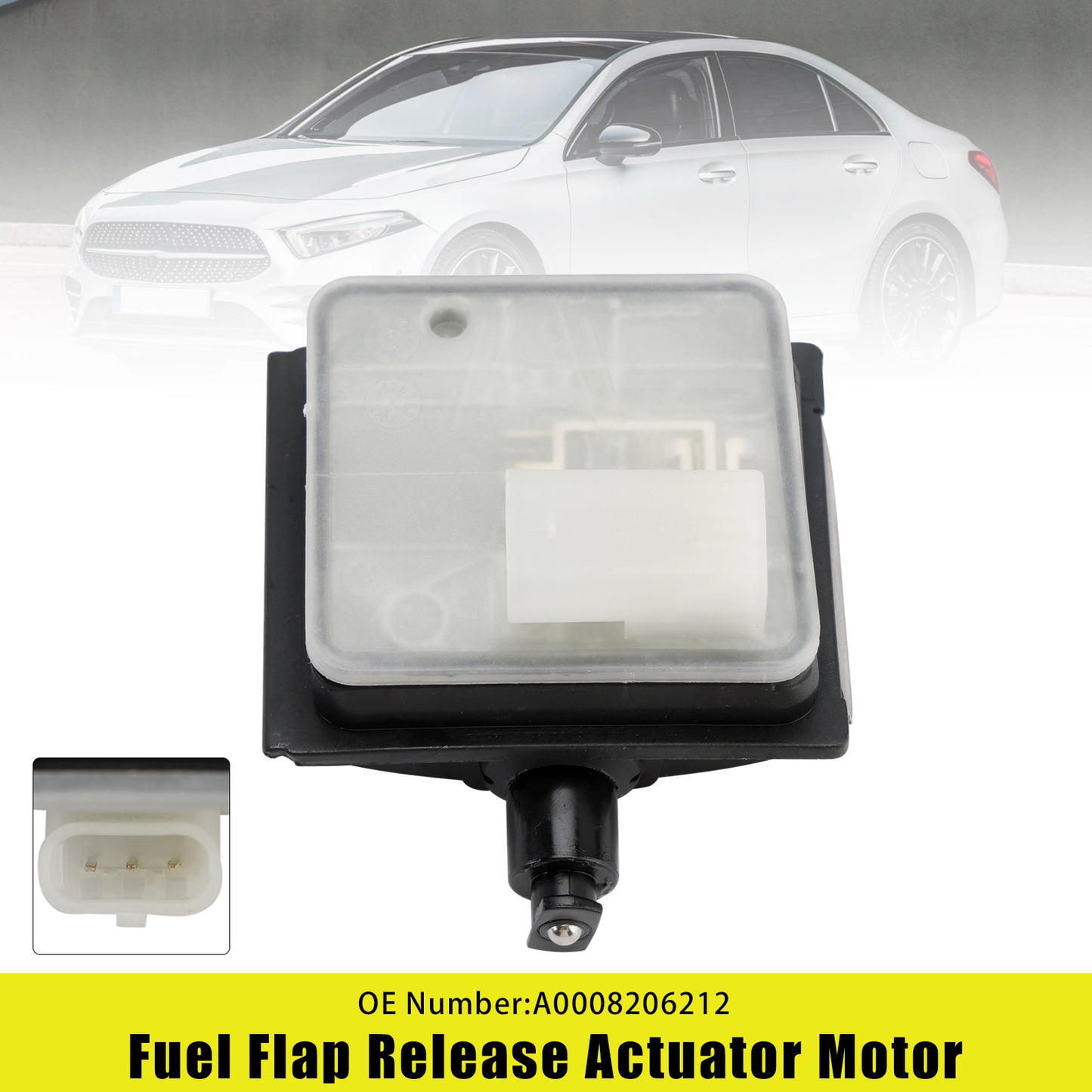 Mercedes-Benz W177 A-Class, C118 CLA, W206 C-Class, W223 S-Class, C293 EQC, C214 E-Class models A0008206212 Fuel Flap Release Actuator Motor