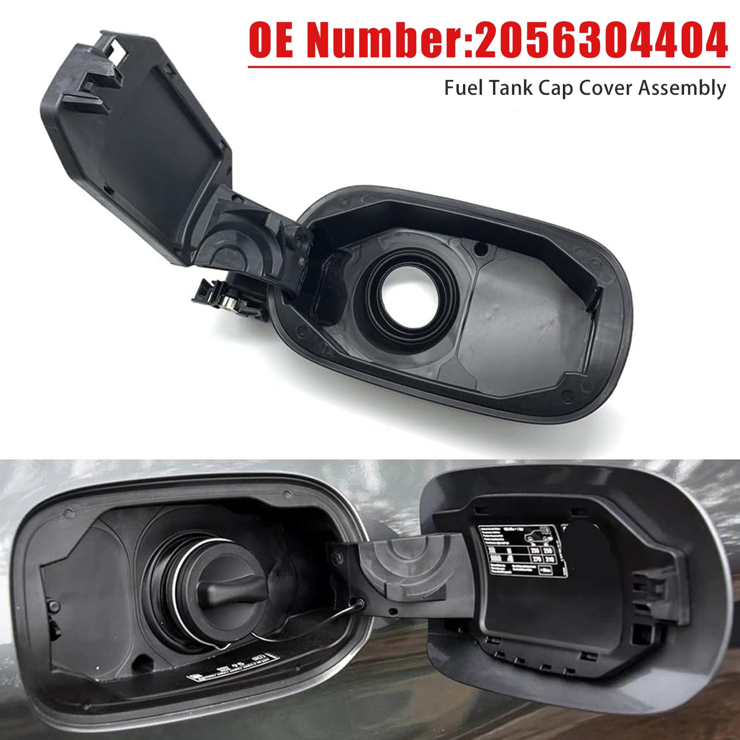 2015-2018 Mercedes-Benz C Class W205 2056304404 Fuel Tank Cap Bracket Assembly