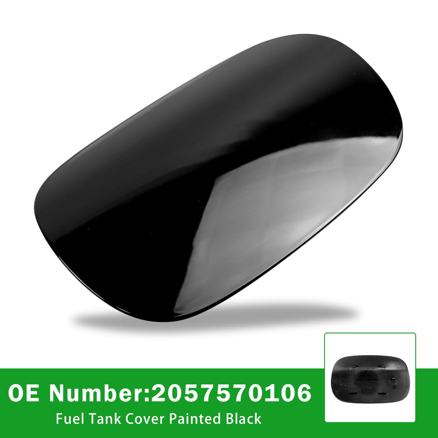 2015-2018 Mercedes-Benz W205 C300 C350 2057570106 Fuel Tank Cover Painted Black