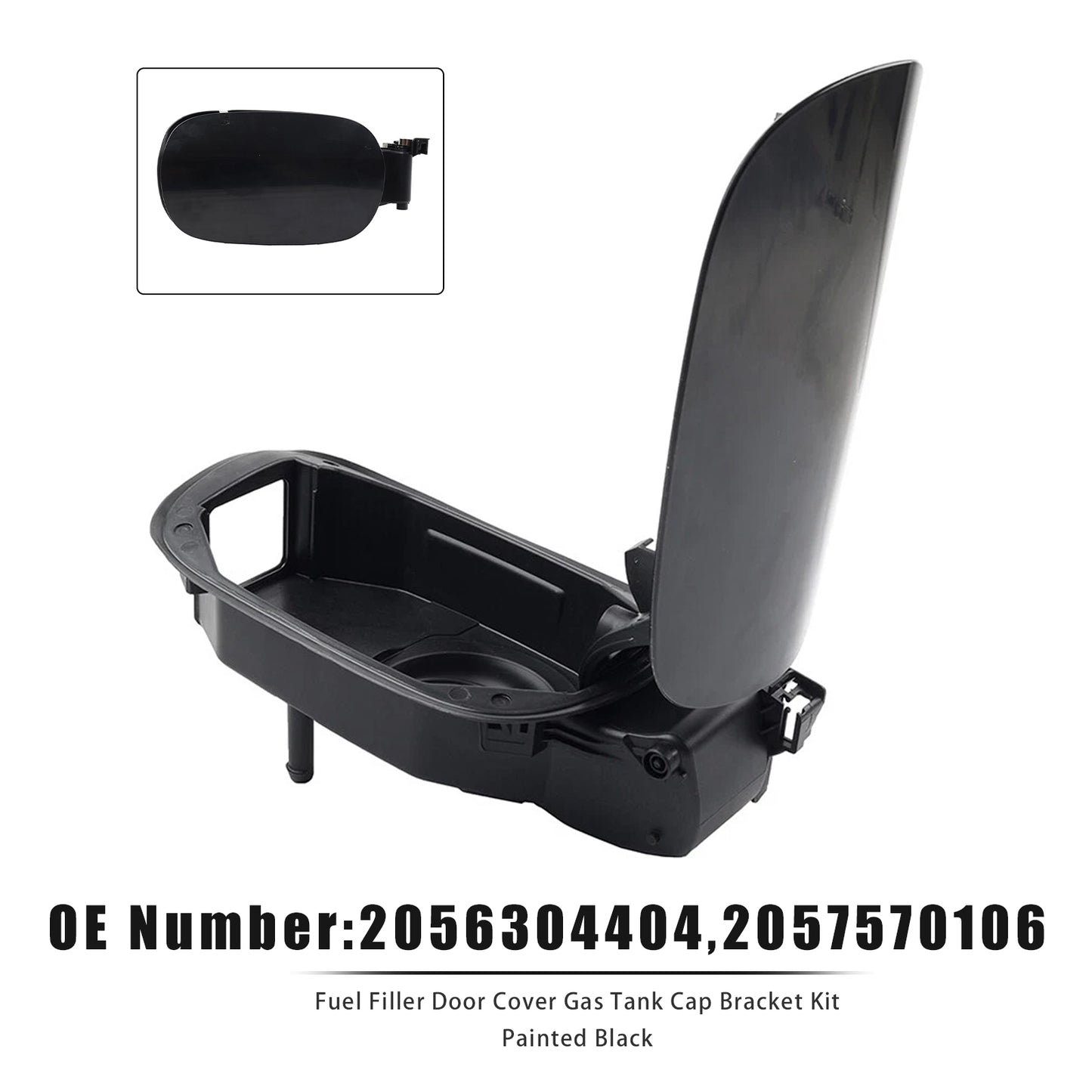 2015-2018 Mercedes-Benz C Class W205 2057570106 Fuel Gas Tank Cap Bracket Kit Painted