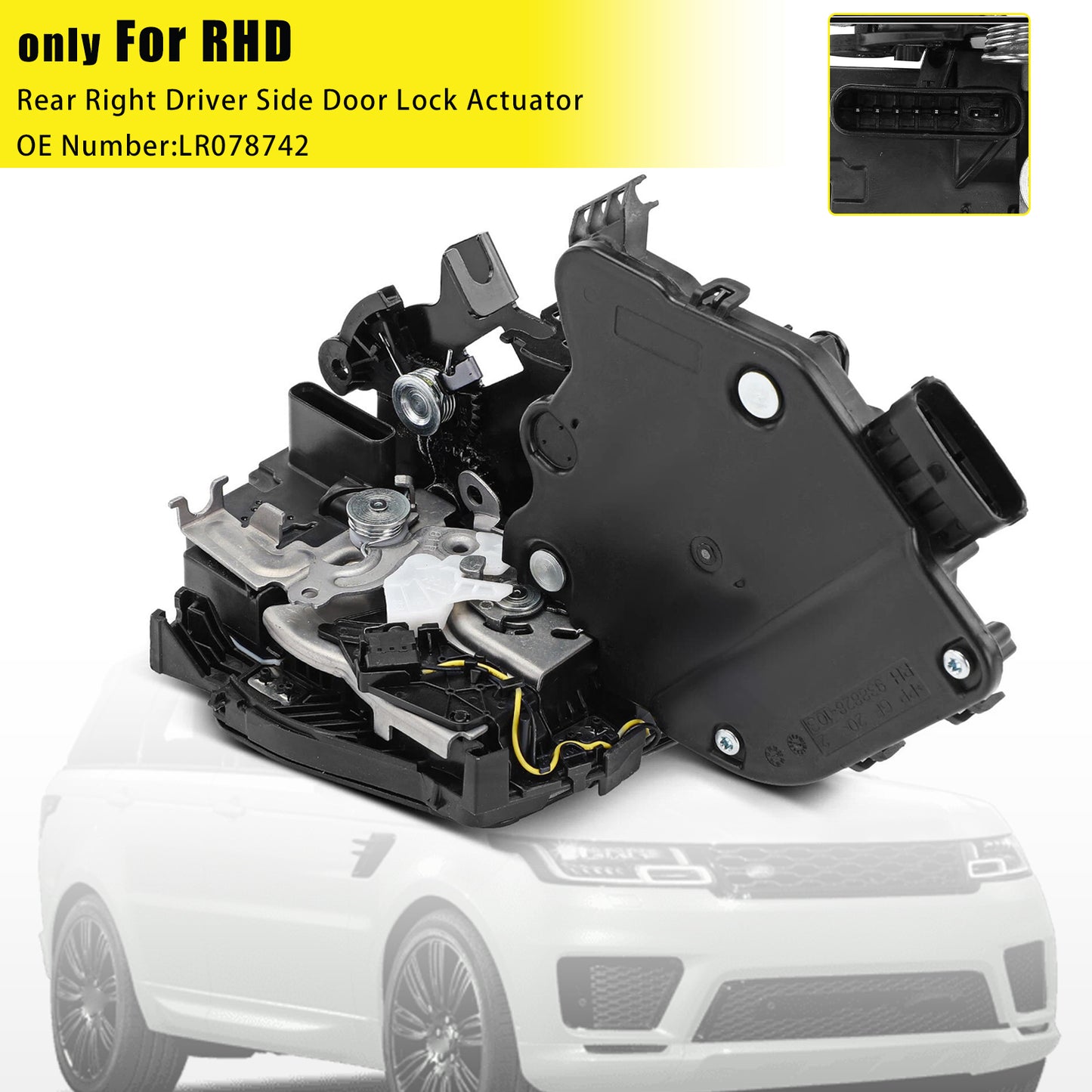 Rear Right Door Lock Actuator 2014-2022 Range Rover Sport LR078742