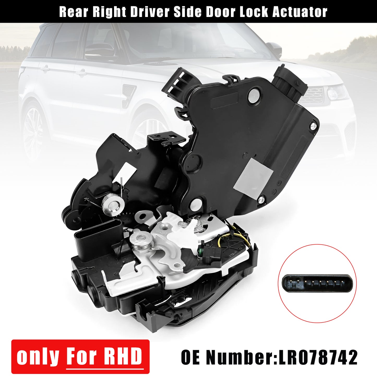 Rear Right Door Lock Actuator 2014-2022 Range Rover Sport LR078742