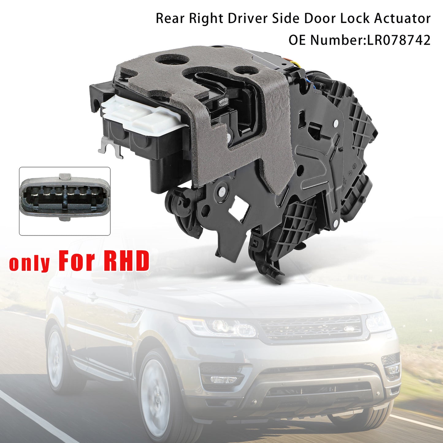 Rear Right Door Lock Actuator 2014-2022 Range Rover Sport LR078742