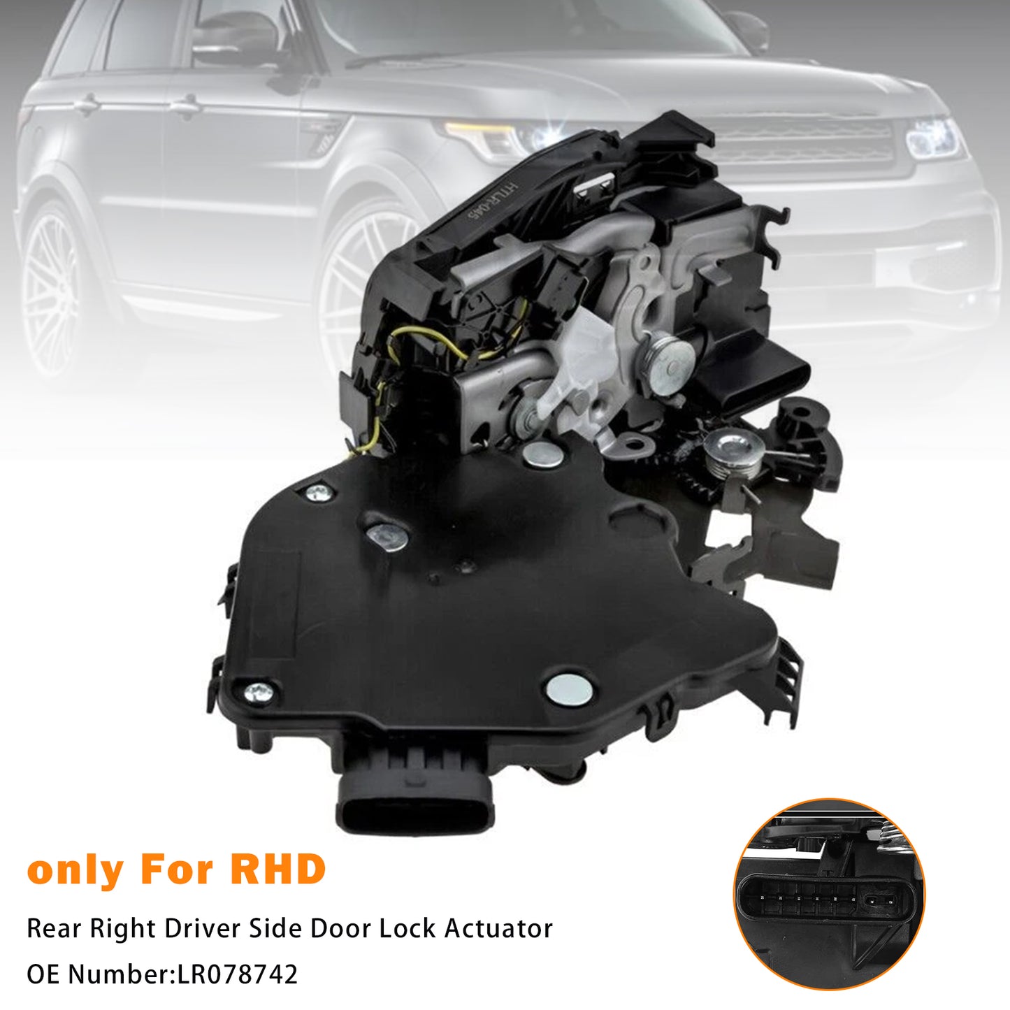 Rear Right Door Lock Actuator 2014-2022 Range Rover Sport LR078742