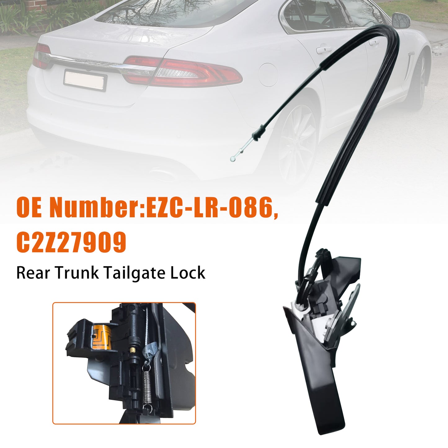 2009-2015 AGUAR XF I (X250) EZC-LR-086 C2Z27909 Rear Trunk Tailgate Lock