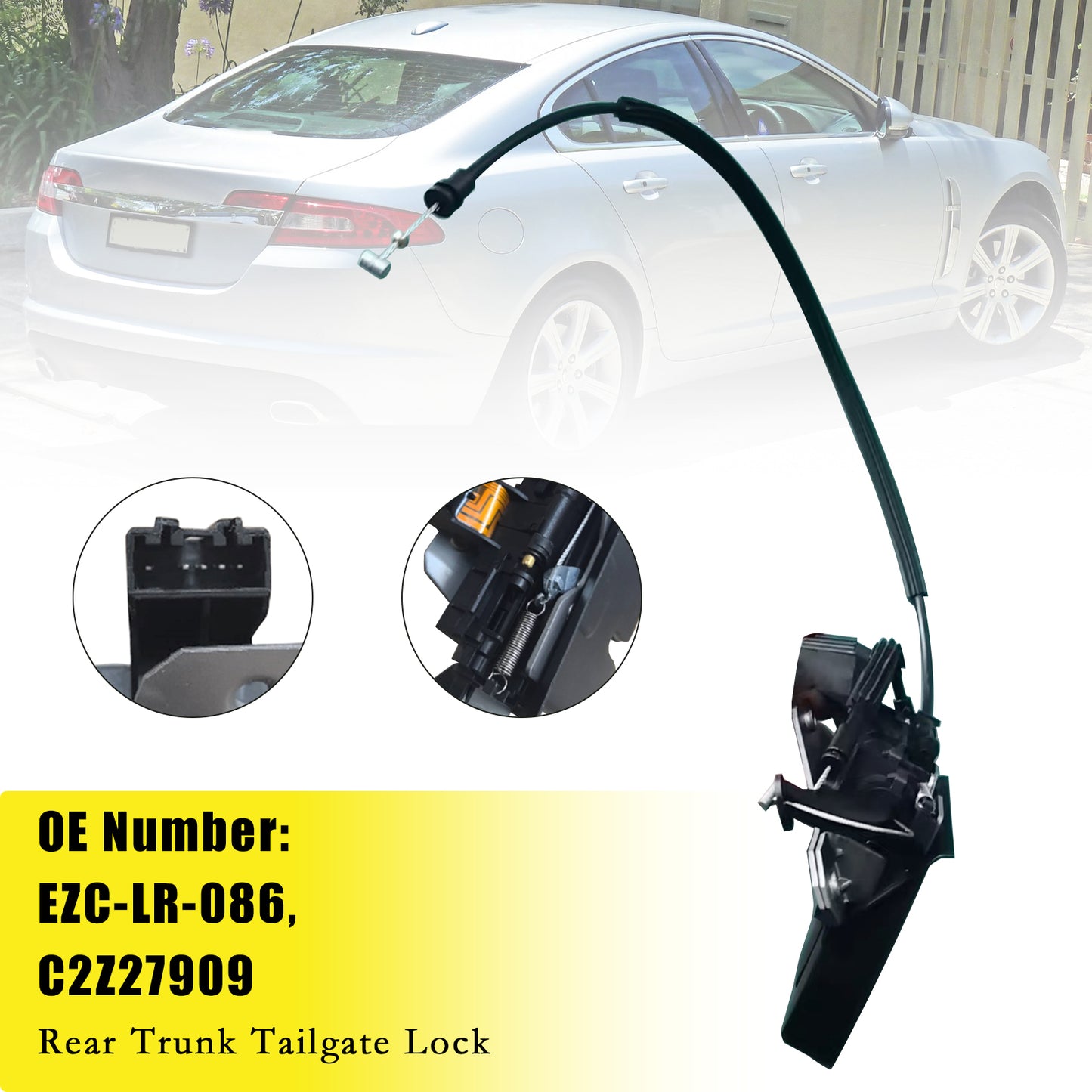 2009-2015 AGUAR XF I (X250) EZC-LR-086 C2Z27909 Rear Trunk Tailgate Lock