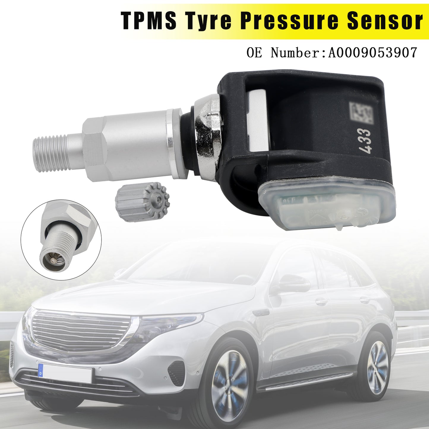 2019- EQC class N293 series A0009053907 TPMS Tyre Pressure Sensor