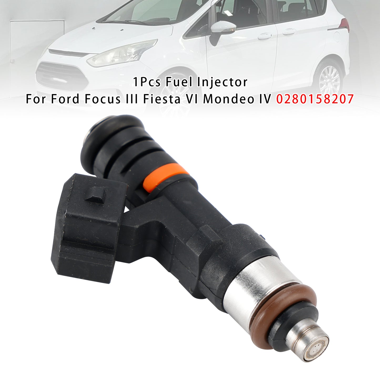 2010/12-2015/12 Ford Grand C-Max DXA/CB7 DXA/CEU 0280158207 1Pcs Fuel Injector