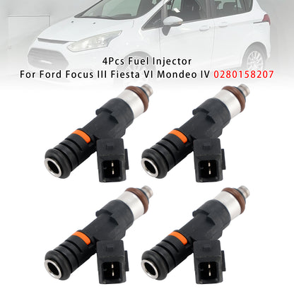 2010/09-2014/12 Ford Mondeo IV Stufenheck BA7 0280158207 4Pcs Fuel Injector