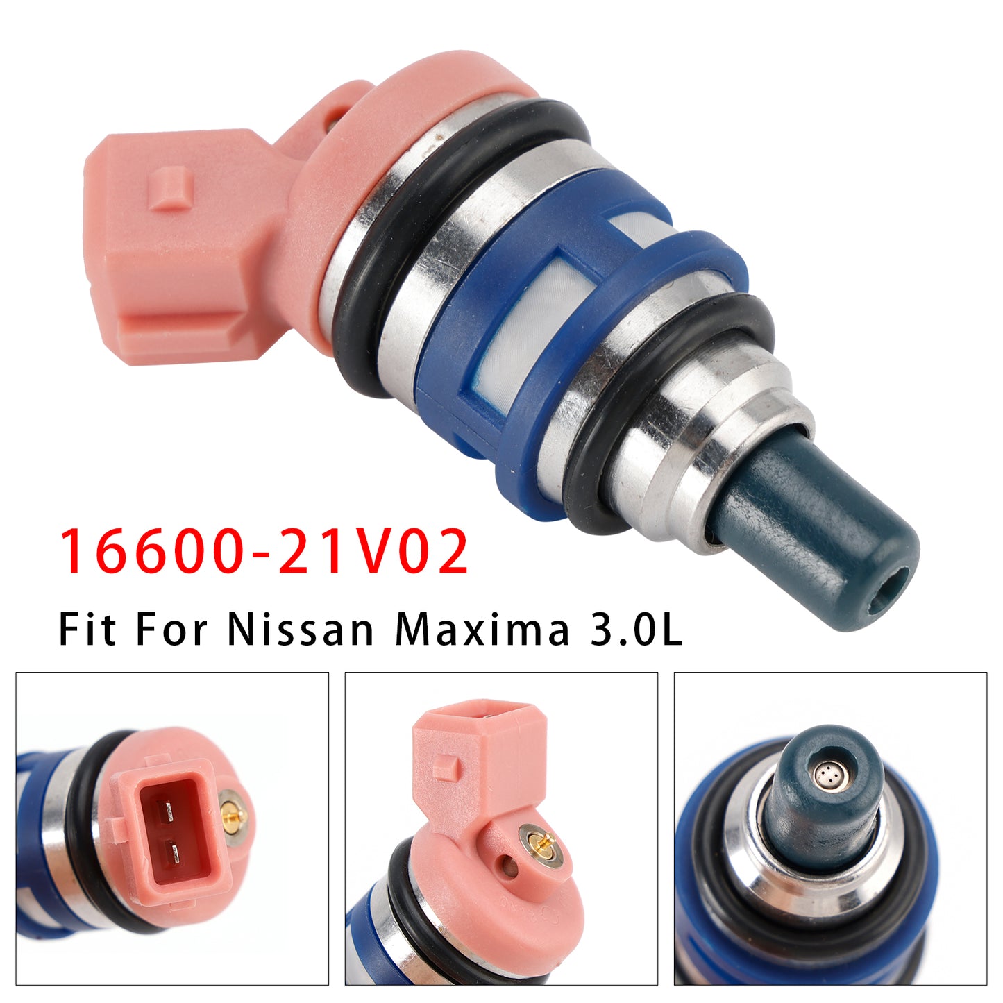 Nissan Maxima J30 Laurel 88-94 3.0 24V 16600-21V02 1Pcs Fuel Injector