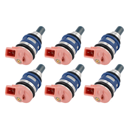 Nissan Maxima J30 Laurel 88-94 3.0 24V 16600-21V02 6Pcs Fuel Injector