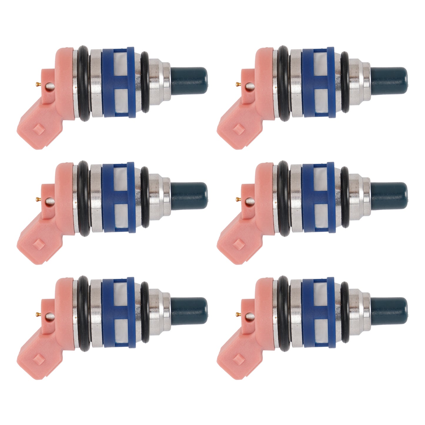 Nissan Maxima J30 Laurel 88-94 3.0 24V 16600-21V02 6Pcs Fuel Injector