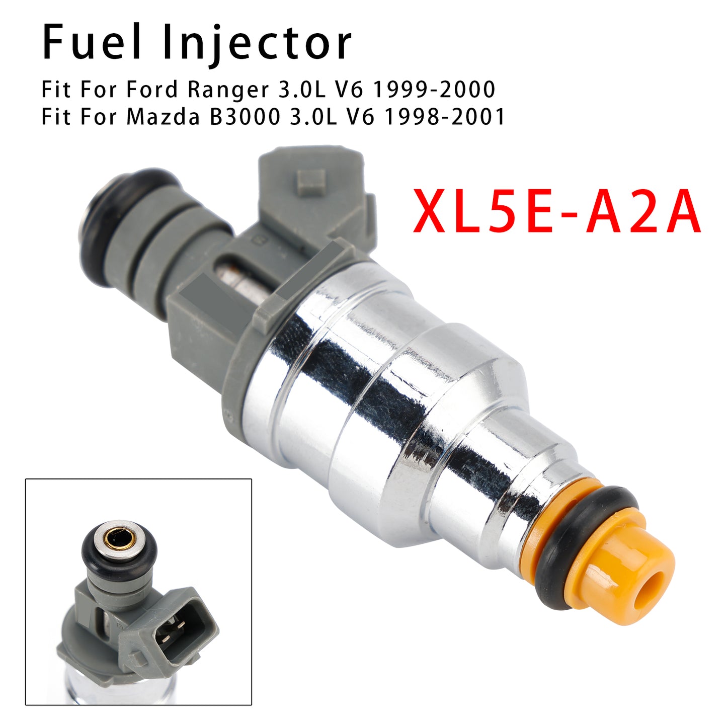 1999-2000 Ford Ranger 3.0L V6 XL5E-A2A 1Pcs Fuel Injector
