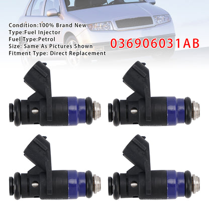 2000/05-2007/12 Skoda Fabia I Estate 6Y5 036906031AB 4Pcs Fuel Injector