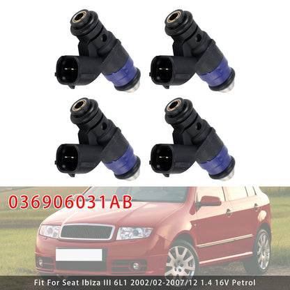 2000/05-2007/12 Skoda Fabia I Estate 6Y5 036906031AB 4Pcs Fuel Injector